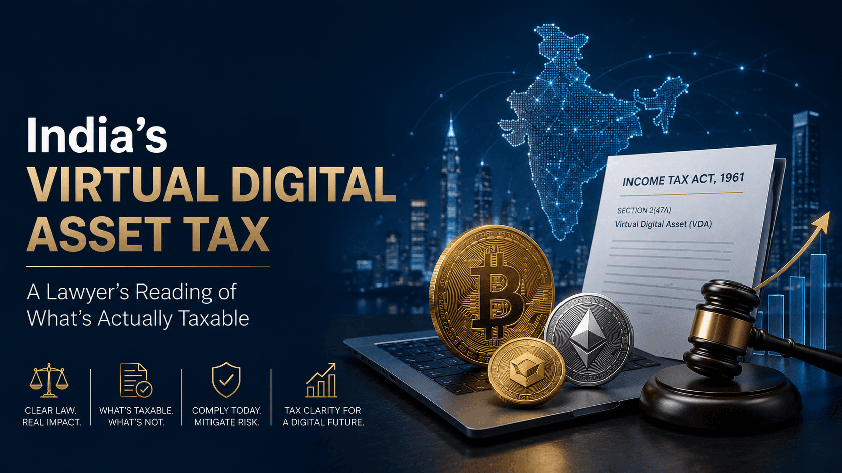 India's Virtual Digital Asset Tax: A Lawyer's Reading of What's Actually Taxable