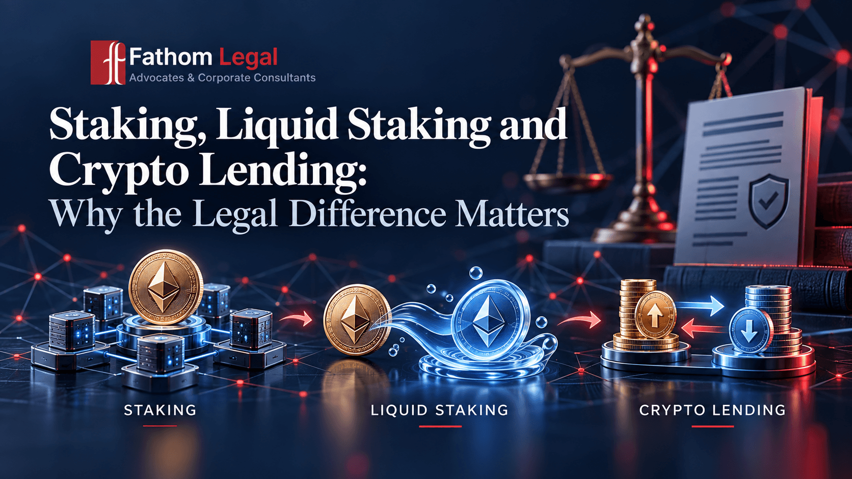 Staking, Liquid Staking and Crypto Lending: Why the Legal Difference Matters